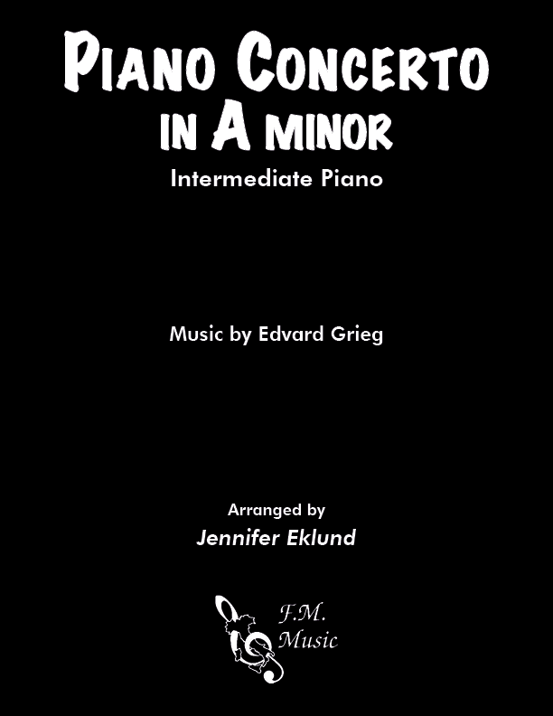 Grieg Piano Concerto Theme (Intermediate Piano) By F.M. Sheet Music